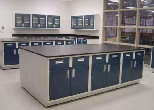 MetalLabCabinetsBlue